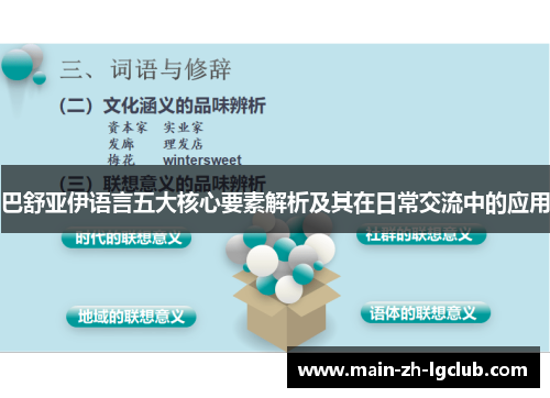 巴舒亚伊语言五大核心要素解析及其在日常交流中的应用 巴舒亚伊语言五大核心要素解析及其在日常交流中的应用